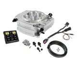 Holley Sniper 2 EFI Fuel Injection Upgrade Kits 550-510-3AE System, from 1 Upgrade, Throttle body, Polished, 4150 Flange, 650 hp Max, 800 CFM, Regulator, 3.5 in. Display, Kit thumbnail 2