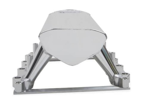 Holley Sniper EFI Fabricated Intakes 839031 Intake Manifolds, EFI, Hi-Ram, Stock Port, 90mm Throttle Body, 2,200-6,800 RPM, Aluminum, Silver, Ford, 5.0L, Modular, Each thumbnail 4