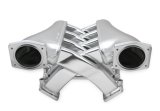 Holley Sniper Fabricated Dual Plenum Intake Manifolds 822201 Manifolds, EFI, Plenum, Rectangular Port, 92mm Throttle Body, 1,600-6,800 RPM, Welded Aluminum, Silver, Chevy, LS, 6.0-6.2L, Each thumbnail 2