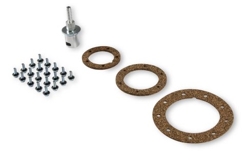 Holley Sniper EFI Fuel Tank Systems 19-182 Tanks, Sniper, 18 Gallon, Steel, Silver, Pump, 13.5V, 67 gph, 1/4 in. Female Thread, Sending Unit, 0-90 ohm, Chevy, Corvette, Kit thumbnail 1