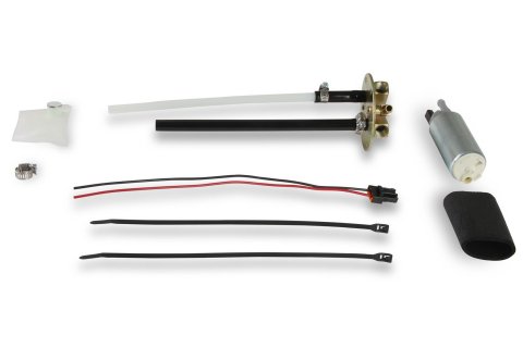 Holley Sniper EFI Fuel Tank Systems 19-182 Tanks, Sniper, 18 Gallon, Steel, Silver, Pump, 13.5V, 67 gph, 1/4 in. Female Thread, Sending Unit, 0-90 ohm, Chevy, Corvette, Kit thumbnail 4