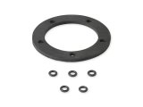 Holley Sniper Fuel Gauge Sending Unit Gasket and Screw Kits 19-188 Pump Gaskets, Sniper, Replacements, Viton Rubber, Black, 5 Hole, O-rings Included, Each thumbnail 1
