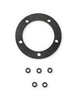 Holley Sniper Fuel Gauge Sending Unit Gasket and Screw Kits 19-188 Pump Gaskets, Sniper, Replacements, Viton Rubber, Black, 5 Hole, O-rings Included, Each thumbnail 3