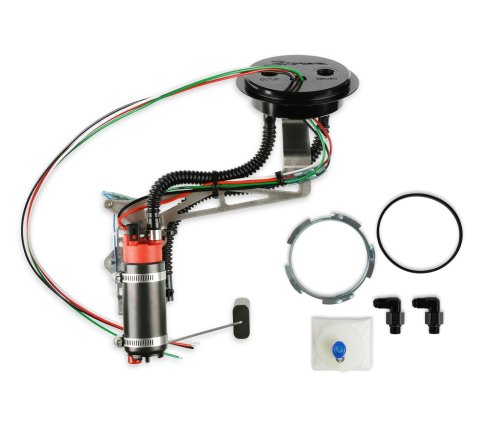 Holley Sniper In-Tank Retrofit Fuel Pump Modules for 1990-1997 F-150, F-250 - 12-357 Pumps, Sniper, In-Tank, Retrofit, Electric, 6-18 Volt, 90 gph, -6AN O-ring Inlet and Outlet, Sending Unit, Ford, Truck, Long Bed, Each thumbnail 3