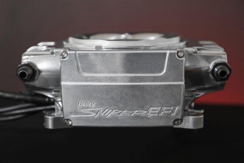 Holley Sniper 2 EFI 650 HP Inline Pump Fuel Injection Systems with Power Distribution Module 550-510-3PK System, 2, Self-Tuning, Throttle body, Polished, 4150 Flange, hp Max, 800 CFM, Pump, PDM, 3.5 in. Display, Kit thumbnail 2