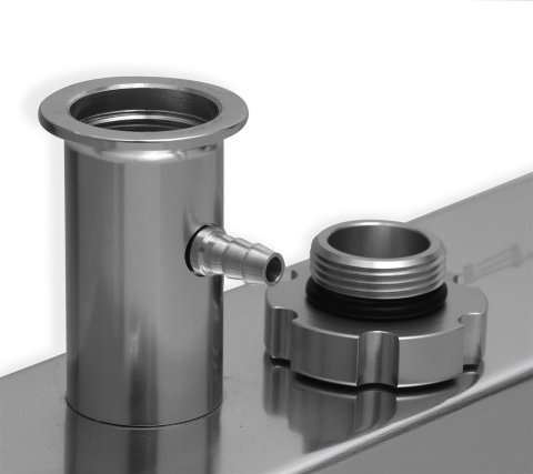 Holley Sniper Fabricated Aluminum Valve Covers 890013 Covers, EFI, Fabricated, Aluminum, 3.25 in. Tall, Black, 1.25 in. Breather Hole, Hardware, Ford, 260-351ci, Windsor, Pair thumbnail 2