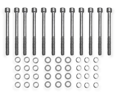 Holley Sniper Fabricated Aluminum Valve Covers 890013 Covers, EFI, Fabricated, Aluminum, 3.25 in. Tall, Black, 1.25 in. Breather Hole, Hardware, Ford, 260-351ci, Windsor, Pair thumbnail 4