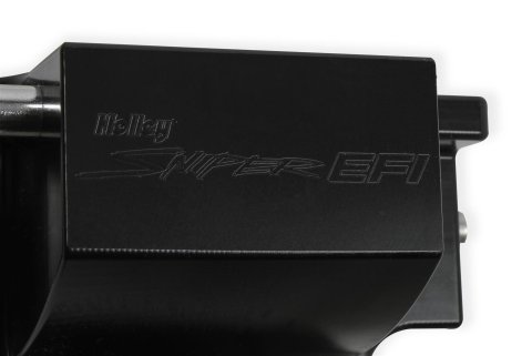 Holley Sniper Throttle Bodies 860010 Body, EFI, Multi-port Injection, 90mm Bore, Billet Aluminum, Black Anodized, for EFI Intakes, Cable Operated, Ford, 5.0L, Each thumbnail 1
