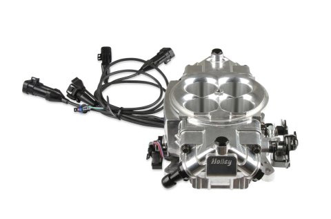 Holley Sniper EFI Stealth 4150 Fuel Injection Systems 550-870 Systems, EFI, 4150, 650 HP Max, Throttle Body, Polished, Flange, Injectors, Wiring Harness, Tuner, Kit thumbnail 3