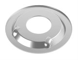 Holley Sniper Air Cleaner Bases 120-510 Bottoms, Bases, Dropped Base, 1.00 in. Drop, Steel, Chrome, 14 in. Diameter, EFI, Each thumbnail 3
