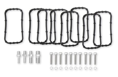 Holley Sniper EFI Fabricated Intakes 822101-1 Intake Manifolds, EFI, Hi-Ram, Rectangular Port, 92mm Throttle Body, 1,800-6,400 RPM, Welded Aluminum, Silver, Chevy, LS, 6.0L, 6.2L, Each thumbnail 4