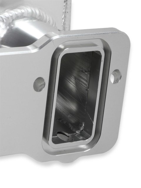Holley Sniper EFI Fabricated Intakes 822101-1 Intake Manifolds, EFI, Hi-Ram, Rectangular Port, 92mm Throttle Body, 1,800-6,400 RPM, Welded Aluminum, Silver, Chevy, LS, 6.0L, 6.2L, Each thumbnail 9