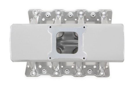 Holley Sniper EFI Fabricated Intakes 820051 Intake Manifolds, EFI, Fabricated, Cathedral Port, 4150 Style Flange, 2,200-6,800 RPM, Aluminum, Black, Chevy, LS Base, 4.8-6.0L, Each thumbnail 5