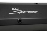 Holley Sniper Fabricated Aluminum Valve Covers 890003B Covers, EFI, Fabricated, Aluminum, Short, Baffled, Black, 1.25 in. Breather Holes, Hardware, Chrysler, Dodge, Plymouth, 273-360ci, Pair thumbnail 4