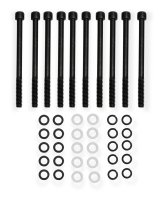 Holley Sniper Fabricated Aluminum Valve Covers 890003B Covers, EFI, Fabricated, Aluminum, Short, Baffled, Black, 1.25 in. Breather Holes, Hardware, Chrysler, Dodge, Plymouth, 273-360ci, Pair thumbnail 6