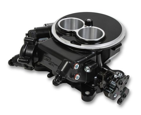 Holley Sniper EFI 2300 Two-Barrel Fuel Injection Systems 550-850K Systems, EFI, 2300, Throttle Body, Black, Flange, Injectors, Pump, Pressure Regulator, Harness, Tuner, Kit thumbnail 2