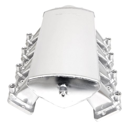 Holley Sniper EFI Fabricated Intakes 822111-1 Intake Manifolds, EFI, Hi-Ram, Rectangular Port, 102mm Throttle Body, 1,800-6,400 RPM, Welded Aluminum, Silver, Chevy, LS Base, 6.2L, Kit
