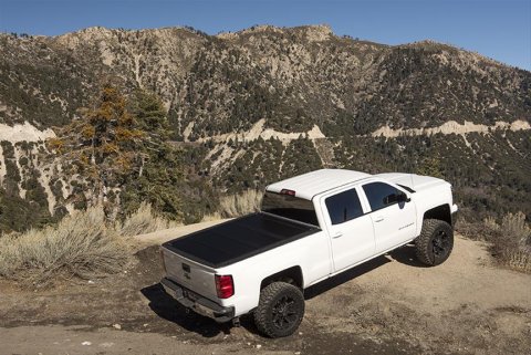 BakFlip G2 Tonneau Covers by BAK 26102 Cover, G2, Folding, Aluminum, Black, Chevy, GMC, 8 ft. Truck Bed Length, Each thumbnail 3