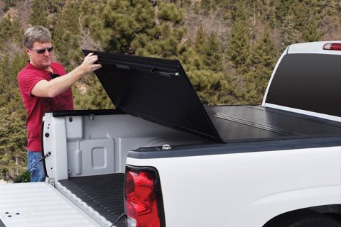 BakFlip G2 Tonneau Covers by BAK 26102 Cover, G2, Folding, Aluminum, Black, Chevy, GMC, 8 ft. Truck Bed Length, Each thumbnail 7
