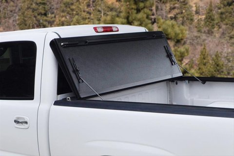 BakFlip G2 Tonneau Covers by BAK 26102 Cover, G2, Folding, Aluminum, Black, Chevy, GMC, 8 ft. Truck Bed Length, Each thumbnail 8