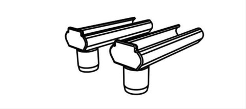 BAK Tonneau Cover Replacement Parts PARTS-356A0011 Part, Drain Cap, Pair thumbnail 1