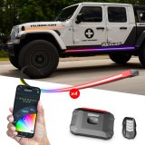 XK Glow LED Accent Lights MX-BG-JP-ADV XKmax RGB Addressable Light Strip Kit for Jeep App-controlled thumbnail 1