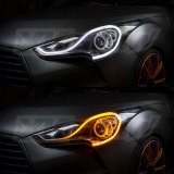 XK Glow Sequential Switchback LED Strips XK043001-36 Halo Strips, Strips, 36 in. Length, Headlight Position, LED, Amber/White, Kit thumbnail 3