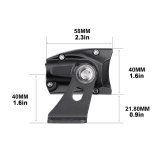XK Glow Razor 10,000 Lumens 10 Inch LED Light Bar XK064020-D 20in Auxiliary High Beam Driving No Wire & Switch thumbnail 3