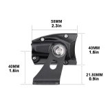 XK Glow Razor 10,000 Lumens 10 Inch LED Light Bar XK064020-D 20in Auxiliary High Beam Driving No Wire & Switch thumbnail 7