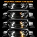 XK Glow XKchrome LED Grills for 2007-2017 WRANGLER, 2018 WRANGLER JK - XK-GRILL-JK1 XKCHROME Grill Kit Wrangler thumbnail 5