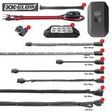 XK Glow Powersports Accent Lights XK-GOLF-STA LED Golf Cart Light Kit XKchrome Smartphone App thumbnail 1