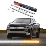 XK Glow Grille Light Inserts XK041029-14 14" Switchback Grill Lights with Start-up Animation & Sequential Turn Signals thumbnail 1