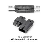 XK Glow Splitter Blocks XK-4P-SPLIT 1-to-3 4pin for XKchrome & 7 Color Series thumbnail 1