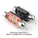 XK Glow Interior LED Light Bulbs XK-FT42-W 2pc 42mm White Festoon Error Free Ultra Bright with Built-in Canbus thumbnail 1