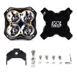 XK Glow Light Bars, Pods and Fog Lights XK067005-KIT 2pc 5in Spot Beam Offroad Cube thumbnail 1