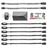 XK Glow Motorcycle LED Accent Kits XK034015 6xCompact Pods + 2x10-in. Flex Strips 7 Color Remote Control XKGLOW Light Motorcycle/ATV/Snowmobile Kit thumbnail 1