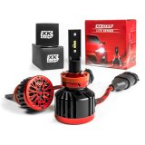 XK Glow Lite Series Driverless LED Headlight Conversion Kits XK045001-H7 Light Bulbs, LED, H7, White, 6000K, Pair thumbnail 2