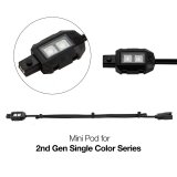 XK Glow LED Pods XK-2P-P-W WHITE - 2nd Gen Single Color Ultra Bright Compact Pod thumbnail 3