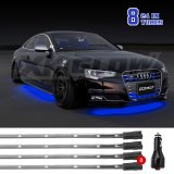 XK Glow LED Undercar Light Kits XK041002-B Accent Lights, Kit, Blue, Waterproof, Eight Lights, Kit thumbnail 7