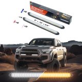 XK Glow Grille Light Inserts XK041029-9 9" Switchback Grill Lights with Start-up Animation & Sequential Turn Signals thumbnail 1