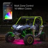 XK Glow XKchrome LED Underglow Light Kits XK-UTV-ADV 2x24-in. Tube + 14x12-in. Tube + 18xPods Million Color XKCHROME Smartphone App Controlled Offroad UTV Kit thumbnail 2