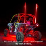 XK Glow XKchrome LED Underglow Light Kits XK-UTV-ADV 2x24-in. Tube + 14x12-in. Tube + 18xPods Million Color XKCHROME Smartphone App Controlled Offroad UTV Kit thumbnail 4