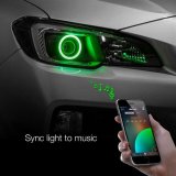 XK Glow XKchrome LED RGB Switchback Halo Kits with Smartphone App XK042008-90 Kit, Halo, App, RBG, LED, 90mm, Universal, Kit thumbnail 6
