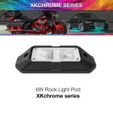 XK Glow XKchrome Rock Light Kits XK-ROCK 6W Low Profile Ultra Bright Pod thumbnail 2