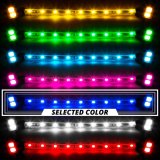 XK Glow LED Undercar Light Kits XK041005-B Blue - 8x24-in. Tube + 4x8-in. Strip Single Color XKGLOW UnderglowLED Accent Car/Truck Kit thumbnail 8