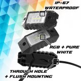 XK Glow LED Accent Lights MX-ROCK-ADV XKmax RGBW 8pc Addressable Rock Light Kit thumbnail 2