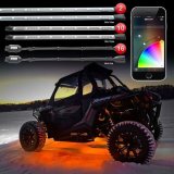 XK Glow XKchrome LED Underglow Light Kits XK-UTV-STA 2x24-in. Tube + 10x12-in. Tube + 16xPods Million Color XKCHROME Smartphone App Controlled Offroad UTV Kit thumbnail 2