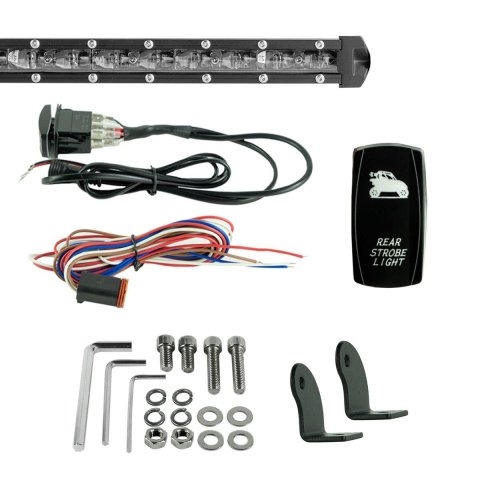 XK Glow Light Bars, Pods and Fog Lights XK068026 26in Super Slim Offroad LED Chase Bar 4 Modes 72w thumbnail 1