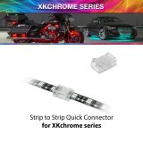 XK Glow Headlight Conversion Harnesses XK-4P-CNT-SS 4pin Quick Connector- Strip to Strip XKchrome thumbnail 2