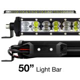 XK Glow Multi-Color RGBW 12,000 Lumens 50 Inch LED Light Bar XK-BAR-50 Bar, 50-in. High Power Offroad Work/Hunting w/ Built-in XKchrome Bluetooth Controller thumbnail 3